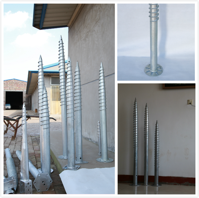 ground screw piles