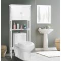 Wooden Standing Tall White Bathroom Cabinet