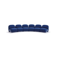 Luxus moderne italienische Wohnzimmermöbel Hausmöbel Großes Stoffsofa Abschnitte Italienisch minimalistisch modern