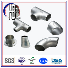 Butt Weld Stainless / Carbon Steel Tee Equal / Reducing ASTM avec grande réduction