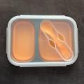 Boîte à bento pliable en silicone