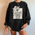 Women Skull Halloween sudadera con capucha