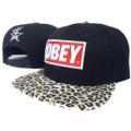 gros léopard impression obéir Snapback cap hommes Hip Pop casquette Snapback chapeau Obey