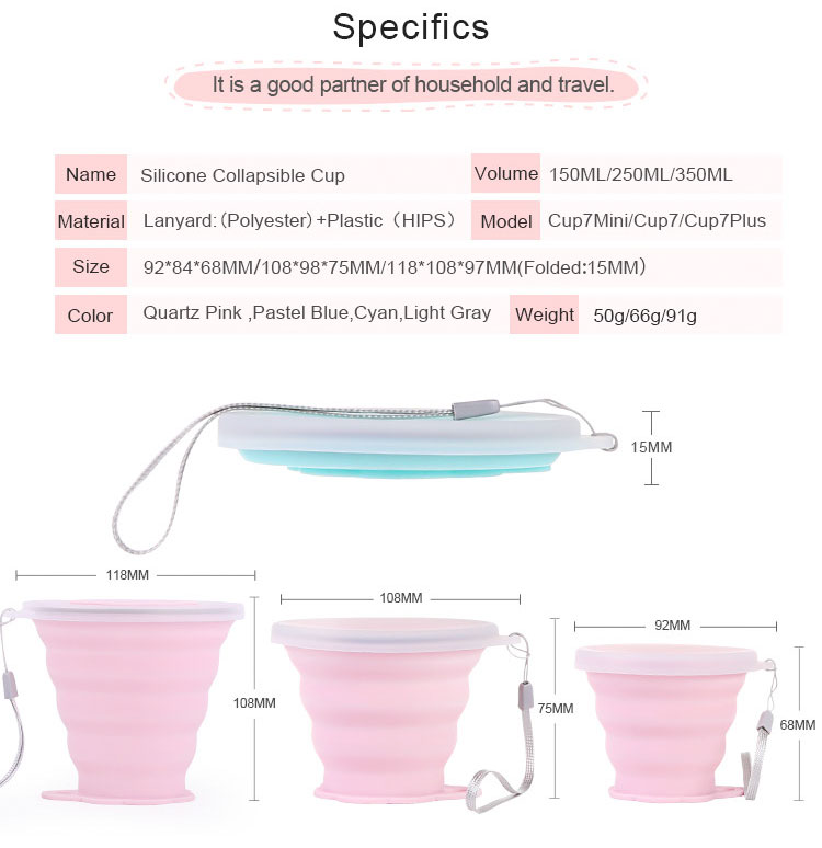 Reusable coffee folding Mug