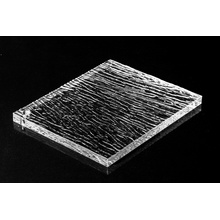 Bark textured acrylic board with good light transmittance