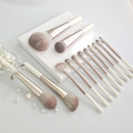 Luxury Makeup Brush Set Wholesale with long ferrule