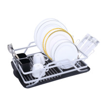 single tier fashion aluminum dish drying rack