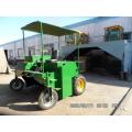 wheel tractor mounted compost turner machine