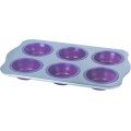 Aço de carbono quadro do silicone muffin pan