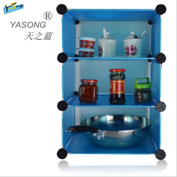 Blue Shoes Rack Storage Shelf for Kitchen