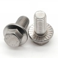 Galvanized stainless steel fastener hex flange bolt