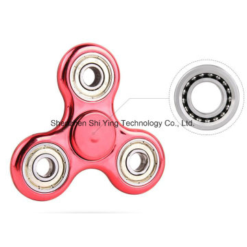 2017 Promotion Metal Finger Spinner Fidget Toy with LED Light