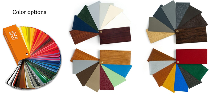 Pvc Profile Laminated Color