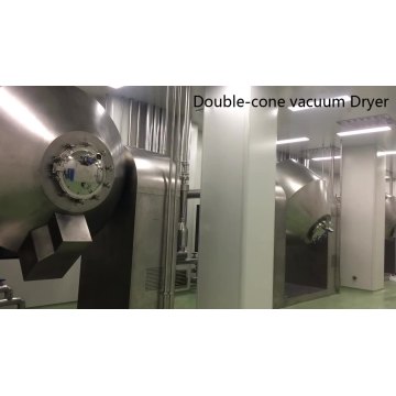 Stainless Steel Double Conical Rotary Vacuum Dryer