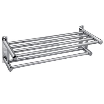 Bathroom Stainless Steel Double Row Towel Rack