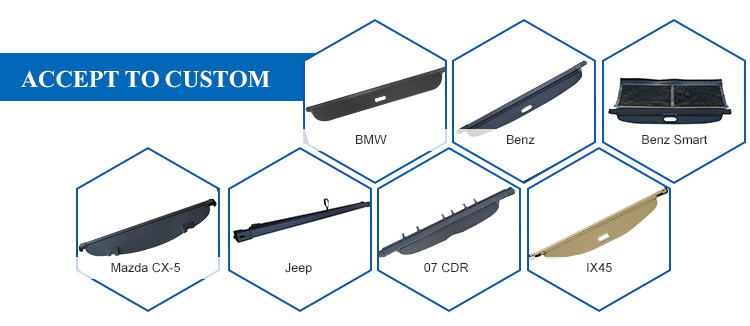 Rear Trunk Cargo Cover