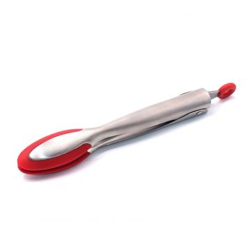 colorful silicon food tongs