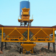 Export to Libya HZS25 stationary concrete batching plant