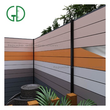 GD Aluminium Pulverbeschichtete Garten Aluminium Privatsphäre Zäune