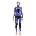 Seaskin Womens duas peças de neoprene folhas de pegada