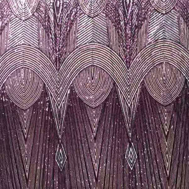 Mesh Embroidery Lace Fabric in Stock