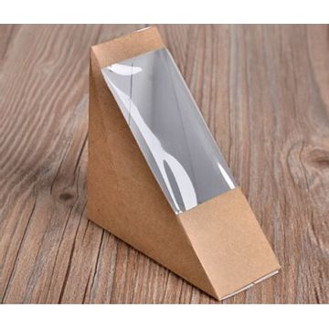 2016 Chinese Factory Hot Selling Kraft Paper Sandwich Packaging Box