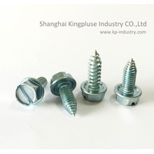 Indented Slotted Hex Washer Head Self-Drilling Screw