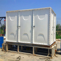 GRP panel type water tank with flanges