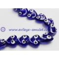 Turkish evil smiley heart-shaped eye beads