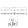 Thyssen Escalator Step Chain 133,33*76,2*22*6203 Step Chain