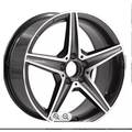 18x8.0 inch Milled Face 5 Spoke Gravity Casting Alloy Wheels Rims for Benz