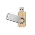 Swivel Wooden USB Flash Pen Drive