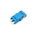 LC/UPC Singlemode Duplex Fiber Optic Adaptor With Flange