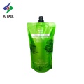 Detergent packaging bags customized packaging bag with spout