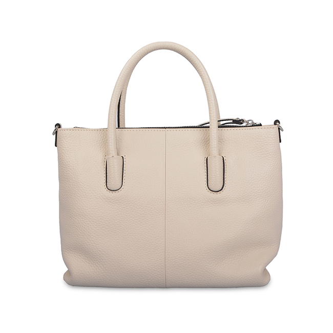 fashion high capacity simple leather tote bag lady bag