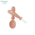 Baby Silicone Feeding Fork Spoon Set-Two Piece