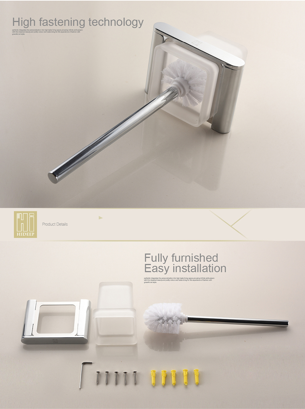 Bathroom Accessories Toilet Brush Holder