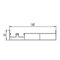 Schieber Aluminiumfenster und Türrahmen Extrusionsform