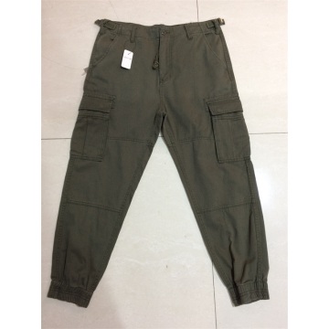 Men's Long Cargo Pant The Bottom With Elastic