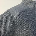 Pull en tricot à hausses zippées pour hommes