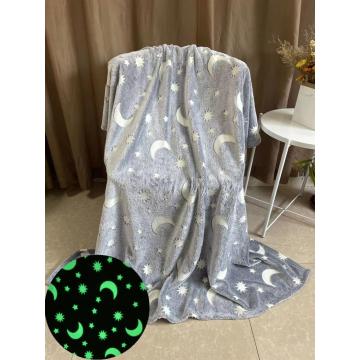 Glow in Dark Throw Blanket Gift for Kids