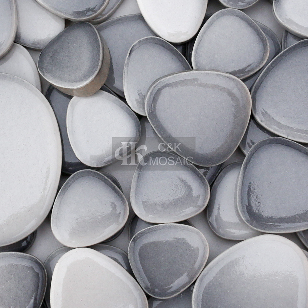 Pebble Ceramic Mosaic Tile for Garden