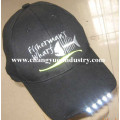 Cotton embroidery LED baseball cap