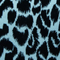 Polyester Leopard Spots &amp; Hearts Flocage de tissu