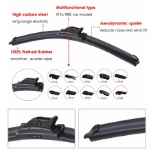 Carall S981A Automechanika 2017 Brand New Super Plus Auto Parts Multifit 10 in Vision Saver Windshield Flat Wiper Blade