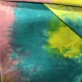 Tissu en jersey de coton et spandex extensible antistatique Tie Dye