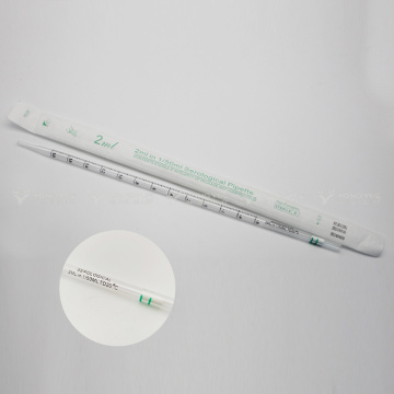 Capacidade de pipetas serológicas 2 ml poliestireno estéril