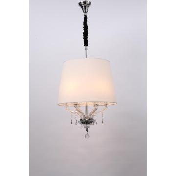 Lustre de cristal moderno e criativo com decoração de sala de jantar