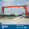 China trilho montado única viga 5 Ton Gantry Crane Design