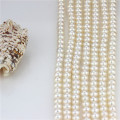 Natural Freshwater Loose Pearl Strands AAA Near Round White Loose Pearl String